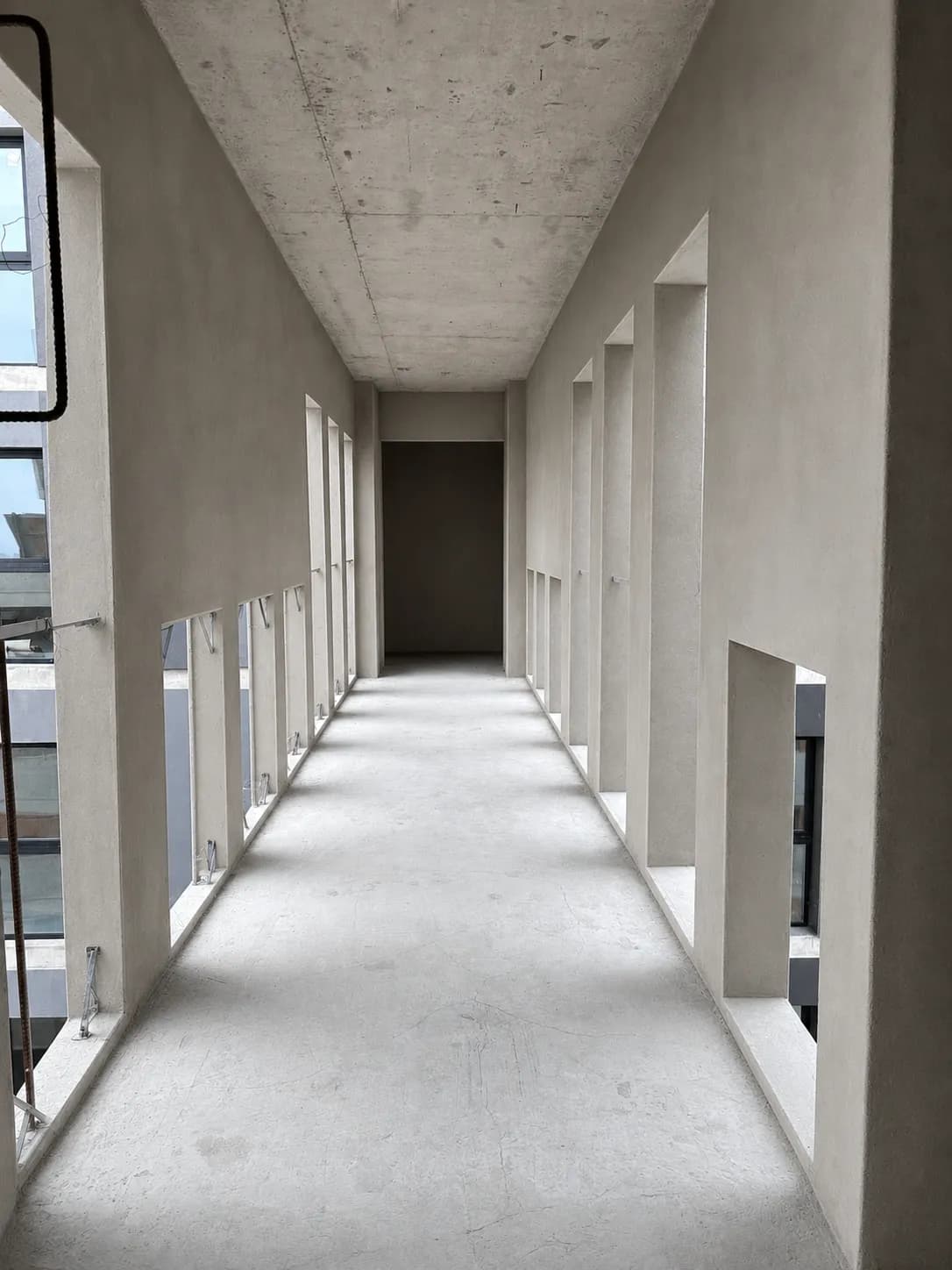 Avance de obra de Pontesole — interior en ejecución