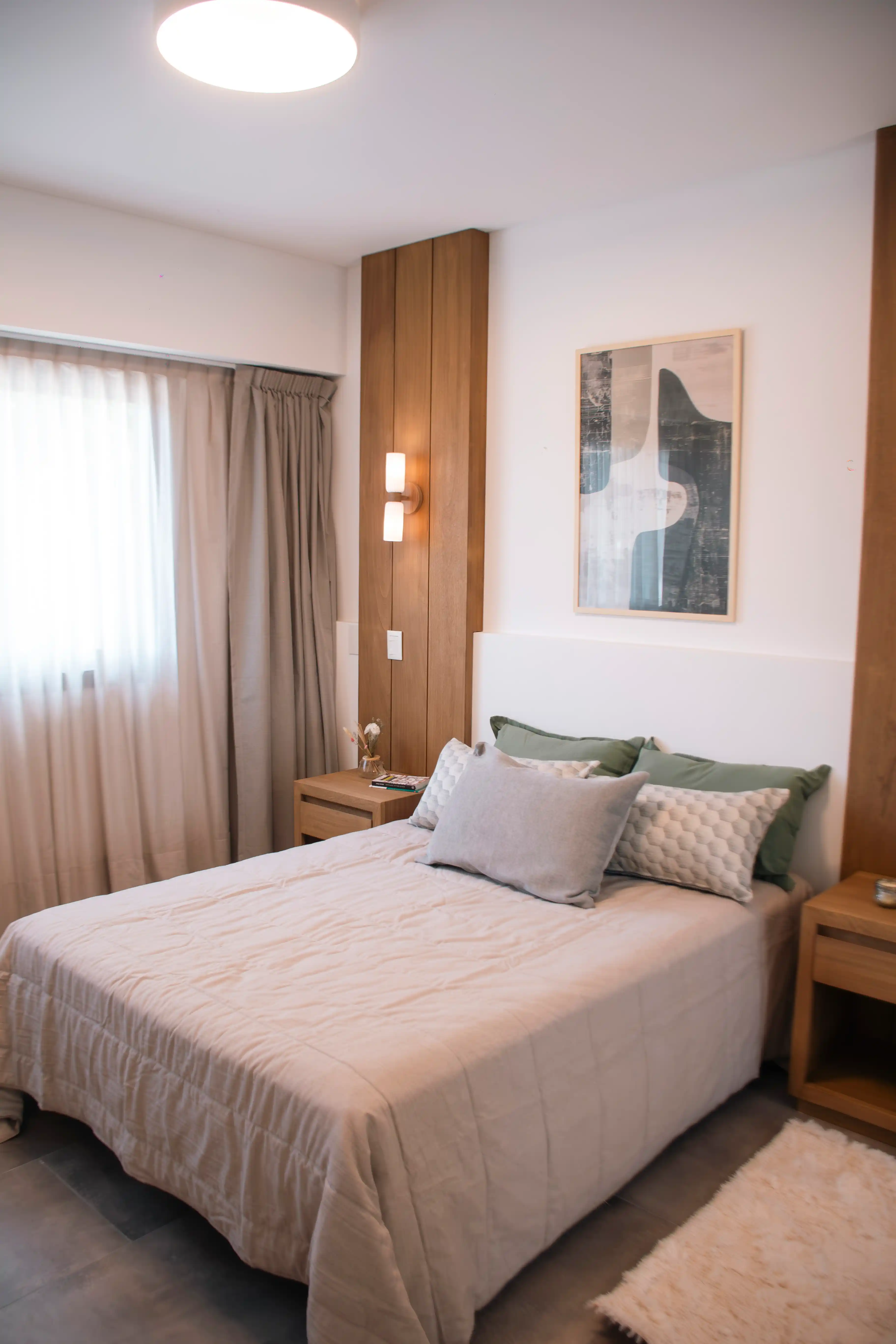 Dormitorio del showroom de Pontesole