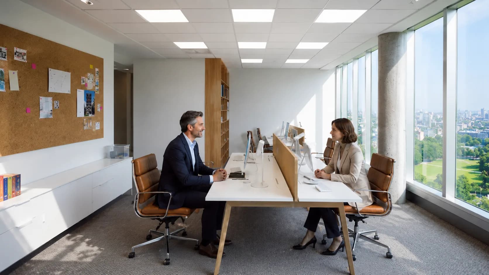 Oficina privada con vista en Green Office